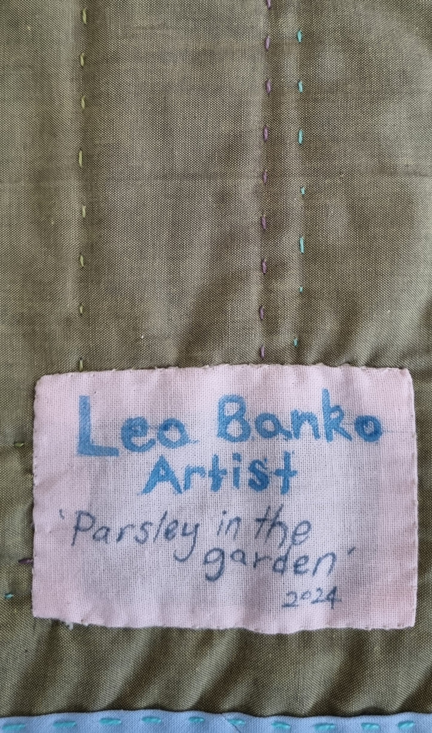 Parsley in the garden